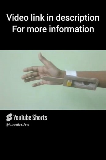 How to make Assassin's Creed hidden blade with Cardboard....#craft #craftideas