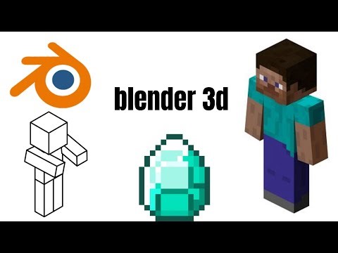 blender 3d learning to make minecraft video