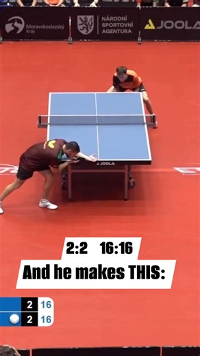 This receive was …. ICECOLD 🥶 and gave him zero time to react 😳 #tabletennis #ettu #eyc2025 #foryou | European Table Tennis Union