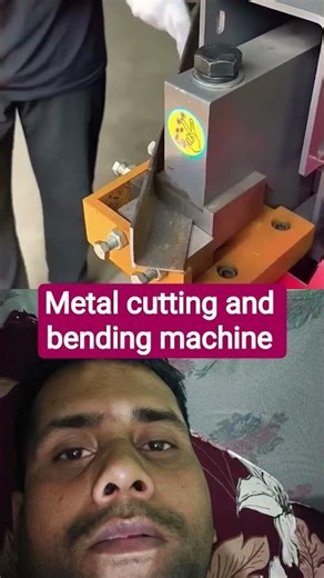 Heavy Duty Iron Plate Cutting & Bending Machine | Industrial Power Tool