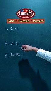Ratio-Fraction-Percent #percentagehacks #percentagetricks #maths #percent #mathexercise #mathskills #mathematics #mathisfun #mathchallenge #mathtutor | Unang Math