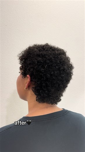 Curly Pixie Transformation: Before and After Reveal
