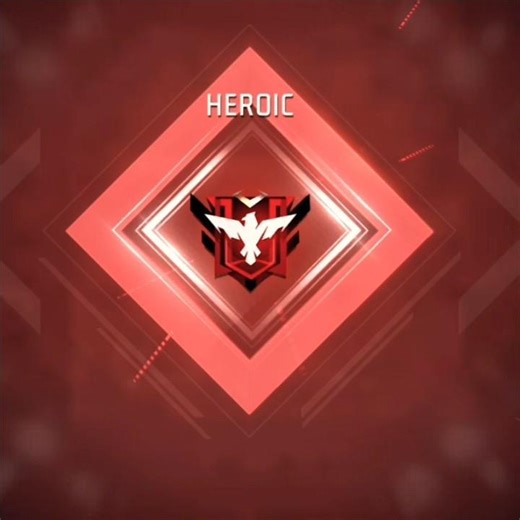 Diamond V to Heroic rank in BR second time #freefire