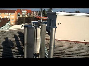 Scheibengenerator an VAWT Windrad - disc generator / alternator