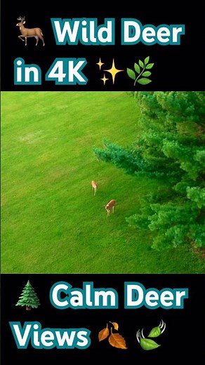 🦌 Wild Deer in 4K ✨🌿 #deer #wildlife #natureswonders #natureswonders #bellevuechannel