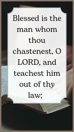 Bible Verses | Psalm 94:12-13 (KJV) | #bibleverseofthedaykjv