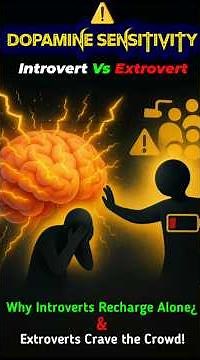 Introvert vs Extrovert Brains: Dopamine Secrets Exposed! 😲 #facts
