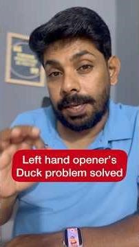 Left hand opener’s duck problem solved😜 #t20worldcup2026