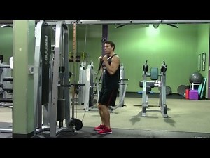 Rope Hammer Curl - HASfit Biceps Exercise Demonstration - Rope Curl - Bicep Exercises - Rope Curls