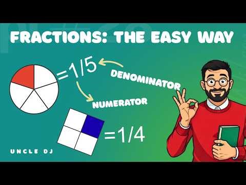 Fractions: The Easy Way (Lesson 1/10) | Junior & Senior Secondary Math