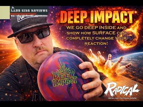 We review the NEW @RadicalBowling Deep Impact!! WITH SURFACE!