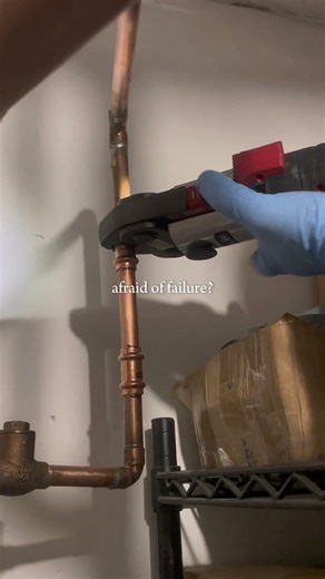 ProPress in Action 💪 "I Do It Anyways"#expertunclog#plumbinglife#propress#copper#pipes#motivation