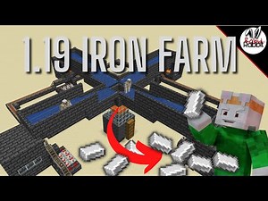 New Minecraft 1.20/1.19/1.18 Iron Farm!! TUTORIAL. 1500 ingots per hour. Easy to build! (JAVA)