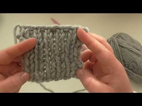 learn to knit - cast off in rib (UK)
