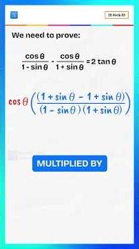 Trigonometry Identity Trick Most Students Always Miss