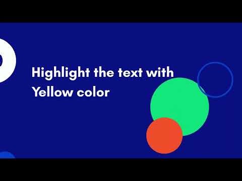 Ms-Word Question 23: Highlight the text with Yellow color