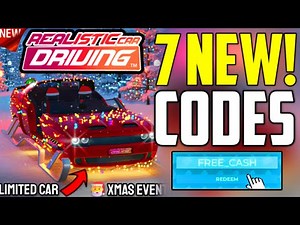 ☃️WINTER⚠️UPDATE! CODE⚠️REALISTIC CAR DRIVING CODES - CODES FOR REALISTIC CAR DRIVING
