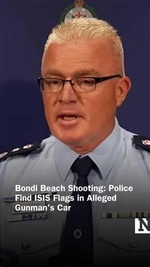 3.7K views · 41 reactions | Two homemade ISIS flags were found in the car of the 24-year-old alleged Bondi gunman Naveed Akram, alongside improvised explosive devices, NSW Police Commissioner Mal Lanyon said in a press conference. | Newsweek | Facebook