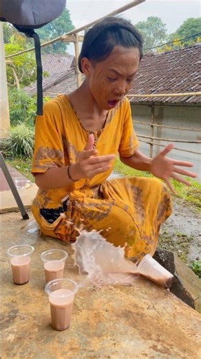 Susu coklat punya joker lay lay lay lay lay tumpah lucu #diy #kreatif #viral #art #craft