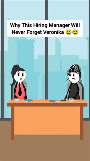 80K views · 1.5K reactions | Why This Hiring Manager Will Never Forget Veronika. #therealveronika #animation #animationmedia #funnyvideo #comedy #reels #shortsreels #animationvideos #animationart #managersbelike #corporate #corporateamerica #interview #interviews #skits | Animation Media | Facebook