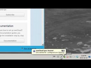 Installing the Owncloud client for Windows