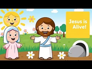 Easter Sunday | Baby’s First Easter Story | Jesus is Alive! Christian Bedtime story for Kids ✝️💟