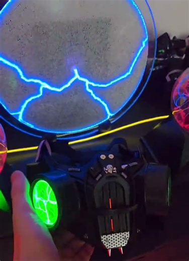 Extreme Cyberpunk Halfface Mask with Lightning & Light Up Mouth (Reacting to your Voice)