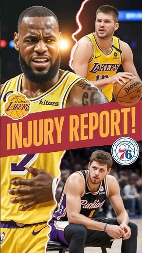 Lakers SHOCK Injury Update: LeBron Questionable, Luka Returns & Marcus Smart Still OUT vs 76ers!
