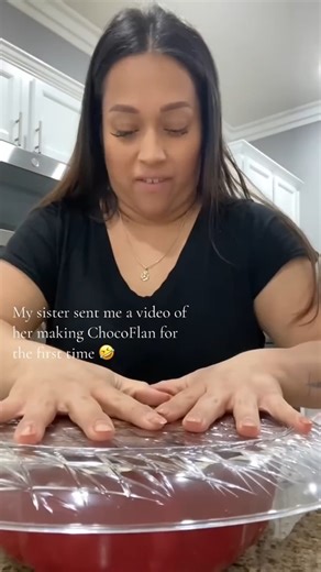 40K views · 168 reactions | Making A First Time Choco Flan 六‍ #chocoflan #bakingfun #dessertlover #sweettooth #firsttimebaker | Cooking With Fred | Facebook