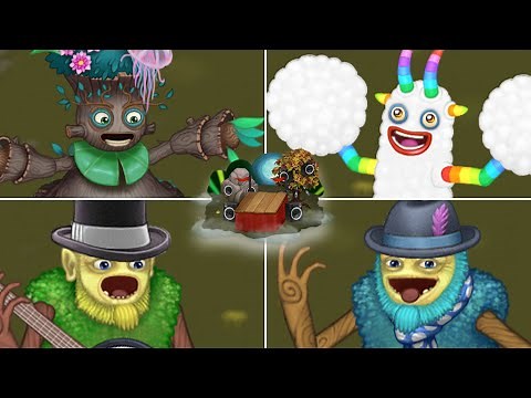 Shugabush Island - All Monsters Sounds & Animations | My Singing Monsters