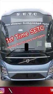 NEW SETC VOLVO 9600 Multi Axle SEATER BUS . With Safety Alart System , Smoke Dective System , Tv .