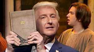 Trump interrupts the cleansing of the temple to share his thoughts on Easter | Saturday Night Live