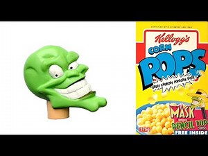 Corn Pops The Mask Pencil Toppers & Advert (1996)