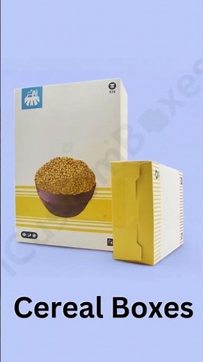 Plain Cereal Box Packaging Ideas | i Custom Boxes