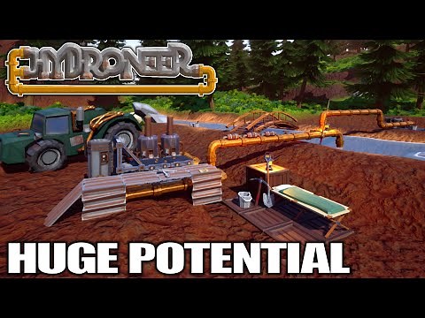 First Day Water Pipes for Automation | Hydroneer Gameplay | E01