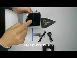 WT10 Wireless Audio Bug GPS Camera Detector Finder RF Signal detector