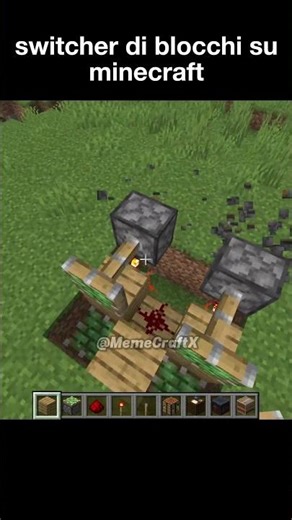 switcher di blocchi su minecraft #minecraft #shorts