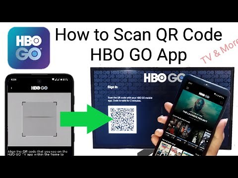 how to scan HBO GO qr code | scan QR Code on TV & more using hbo go mobile app