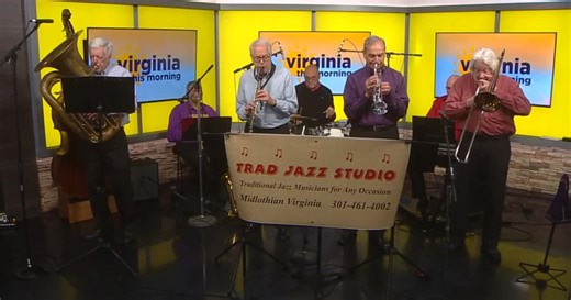 The Trad Jazz Studio is LIVE on Virginia This Morning