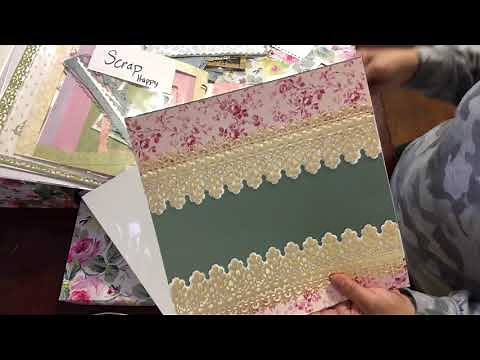 My Finished Anna Griffin Create Crop at Home 1 Scrapbook Layout Showcase & Event Review
