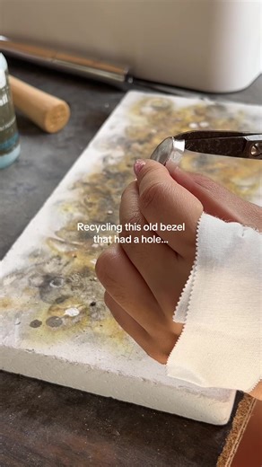 With the cost of silver reaching an all time high this year, I had to start digging in my scrap bin to see what I could make with what I already had! ♻️♻️♻️ #silvercost #silversmith #fyp