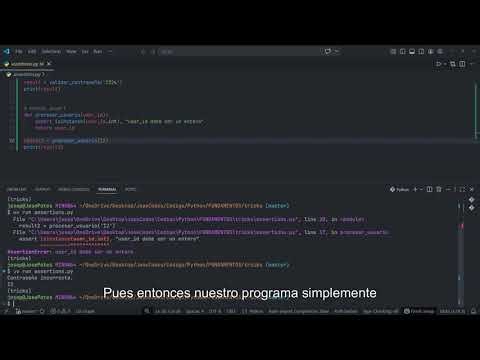 Diferencia entre if vs assert en python