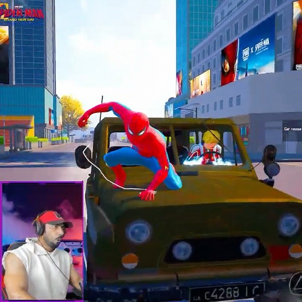 Spider Man Train Rescue Fights in Brand New Day Mode 🏙️🕷️ PUBG Mobile