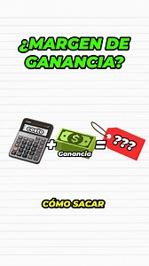 ¿Cómo calcular el MARGEN DE GANANCIA de un producto? 🤔📈 #emprendimiento #precios #ganancia #productos #negocios #finanzas #finanzasparaemprendedores | Distribuidora Romero