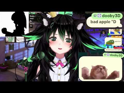 Bajiru sings Bad Apple (but sad) for Dooby