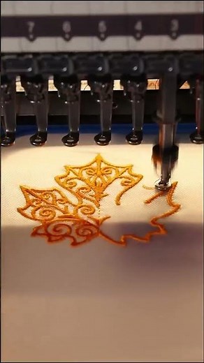 Creating Beautiful Lace Leaves with BAi Embroidery Machines & Mighty Hoops