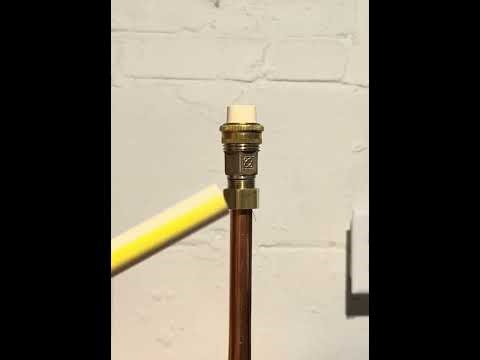 How To Connect Copper To CPVC With a Transition Adapter