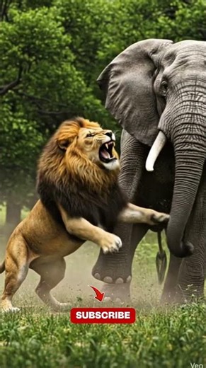 Lion vs Elephant: Epic Wildlife Battle”