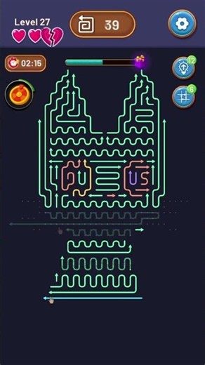 Arrow Rush Game #arrowout #gaming #arrowgame #arrowout #gaming #arrowgamer #arrowgo #puzzle #arrowgo