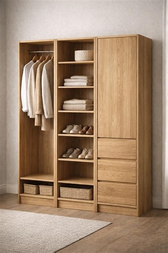 Modular Wardrobe Plans – DIY Wooden Closet System Build Blueprint PDF - Etsy UK